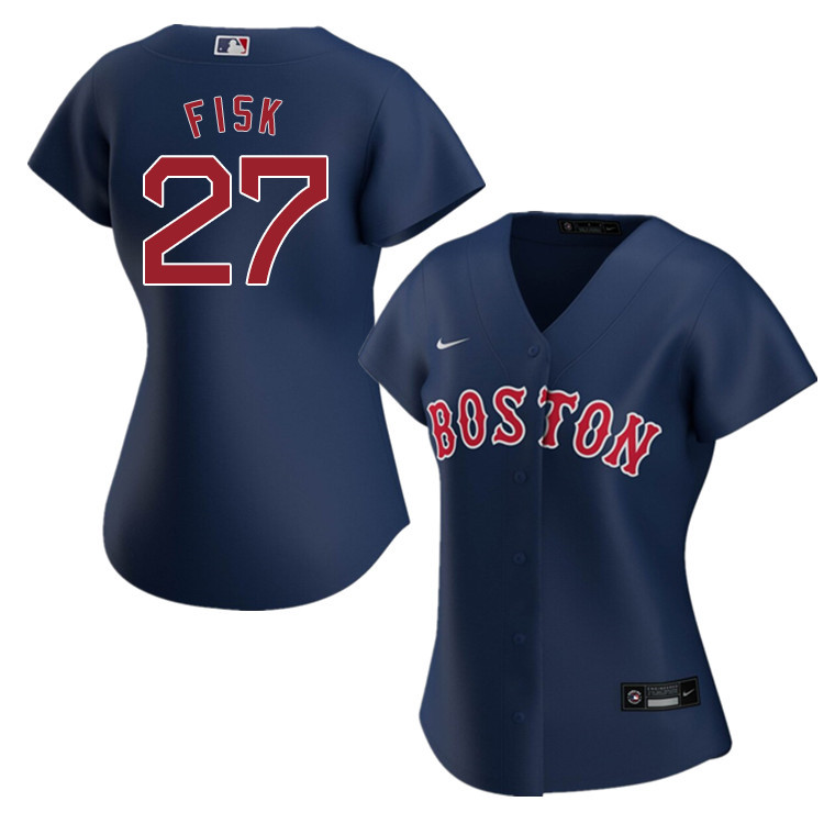 Nike Women #27 Carlton Fisk Boston Red Sox Baseball Jerseys Sale-Navy